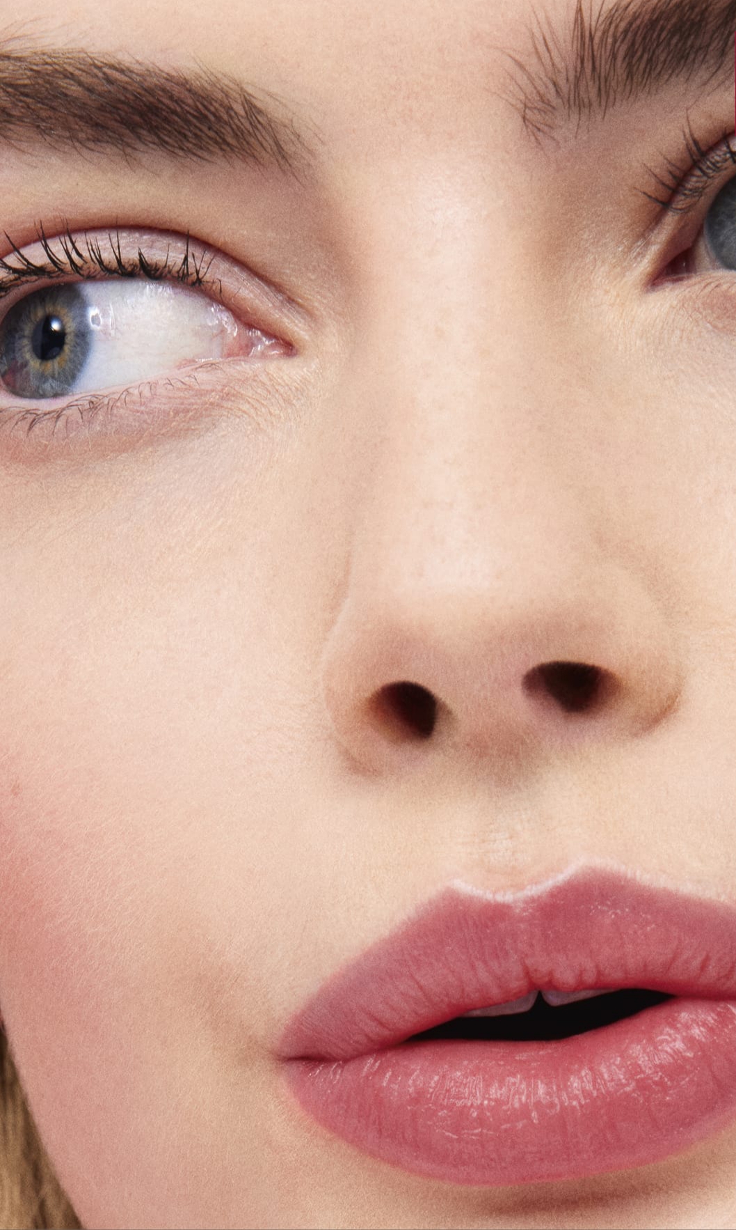 Mise en beauté avec pinceau de maquillage